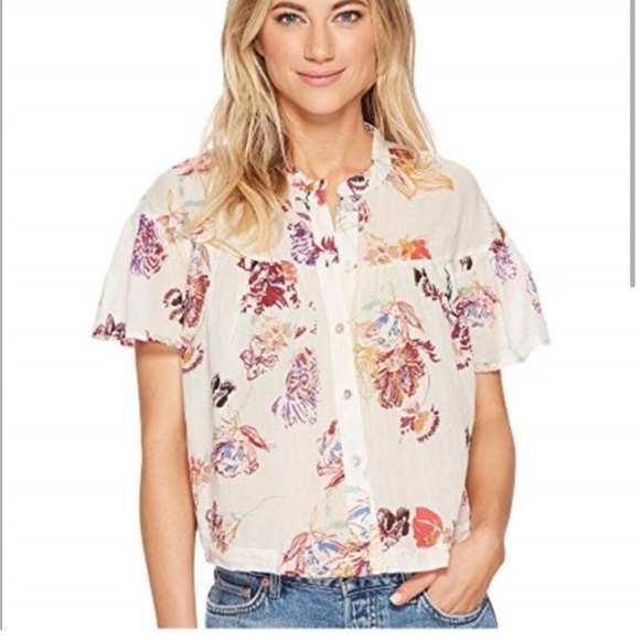 Free People Sweet Escape Blouse - Picture 1 of 6